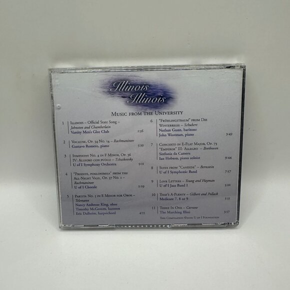 By Thy Rivers Gently Flowing Illinois Illinois Music CD 2000 University Compilat - Picture 2 of 5